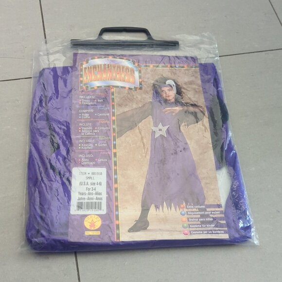 Purple Kids Enchantress Costume - Size 3-4 NWT - Picture 3 of 5